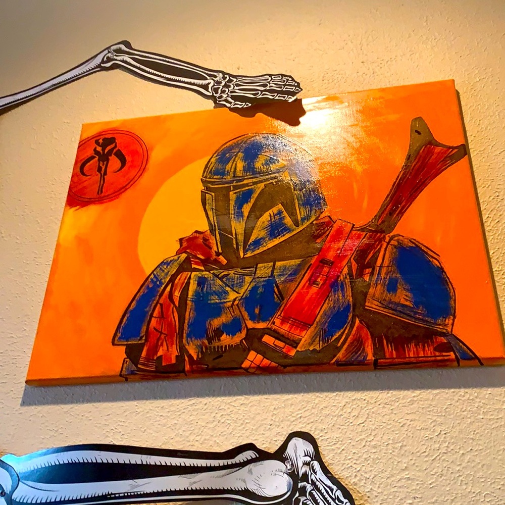 Star Wars Mandalorian art work